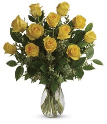 Say Yellow Bouquet from Schultz Florists, flower delivery in Chicago